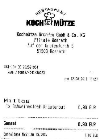 ortt Hffner Kochmtze Restaurant